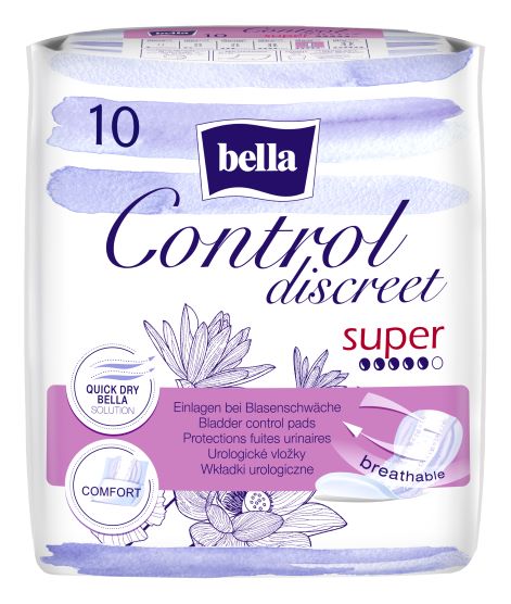 рокладки урологічні BELLA CONTROL DISCREET super.(10 шт)